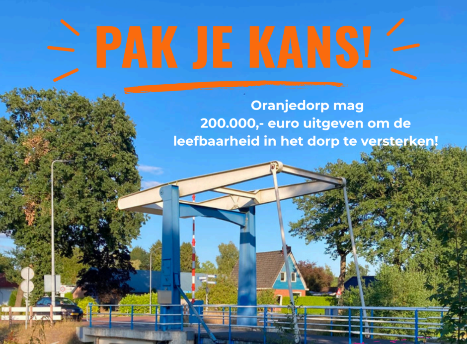 Doe je mee? Samen maken we een plan voor Oranjedorp!